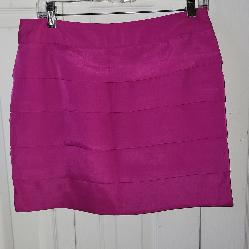 Size 6 Hot Pink Ruffle Skirt